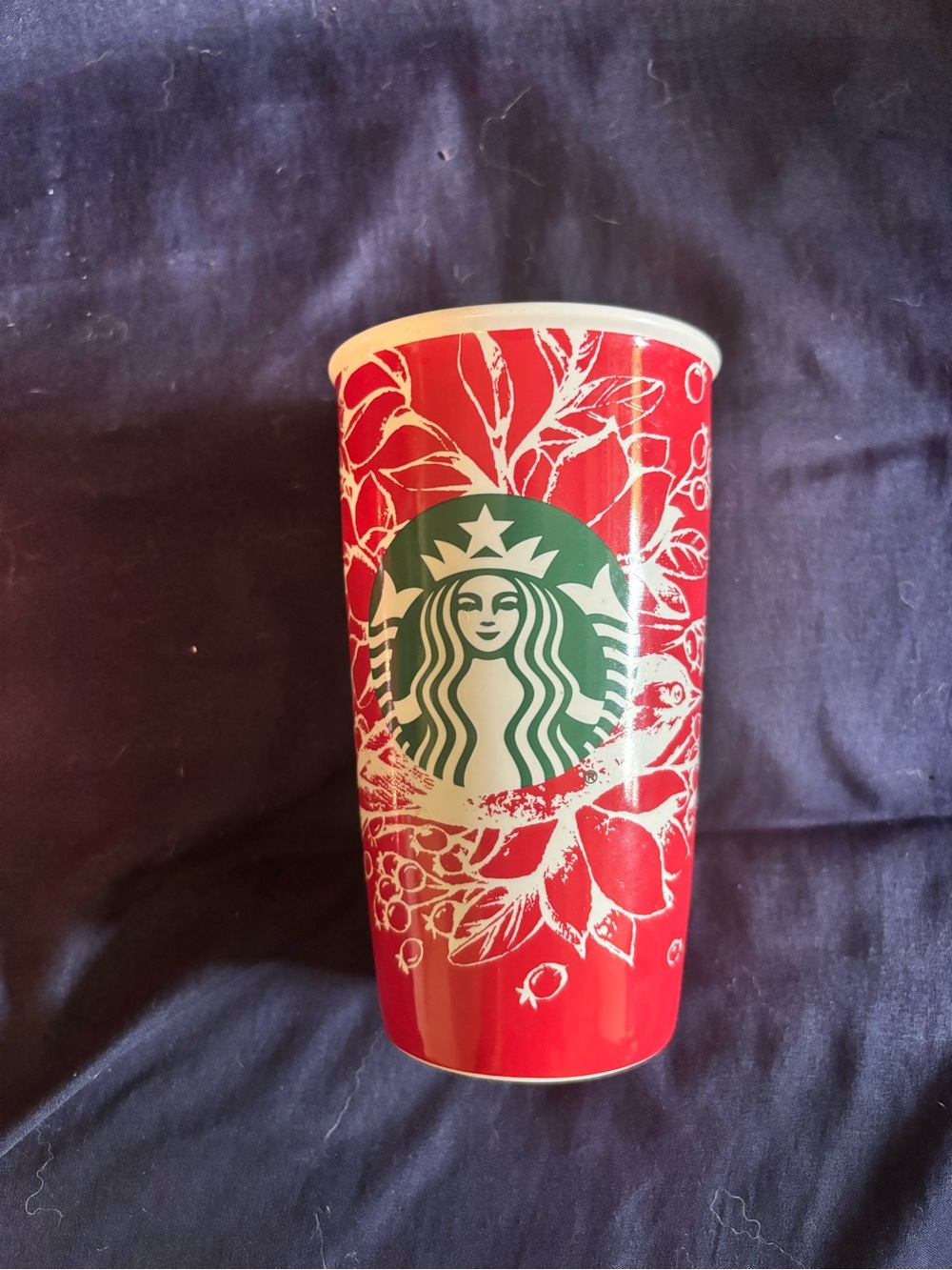 Starbucks holiday ceramic tumbler